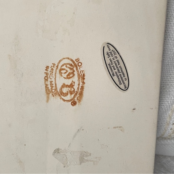 Boleslawiec Polish Pottery Ceramic Cheese / Cutting Board - Picture 5 of 7